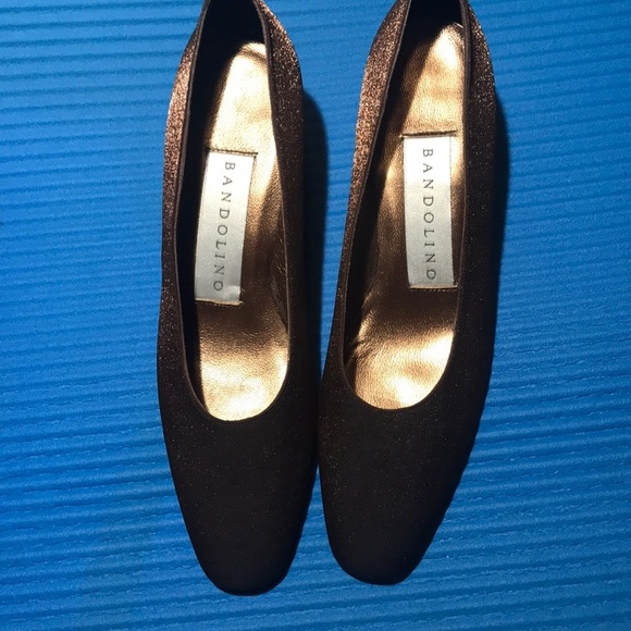 Bandolino Copper Brown Lame Festive Studded Heels8 - Picture 2 of 8